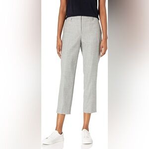 Theory treeca 2 crop wool blend plaid pant